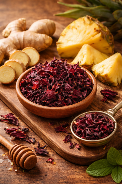 Dried Hibiscus (Sobolo/Sorrel) - Cut & Sifted  – 100g
