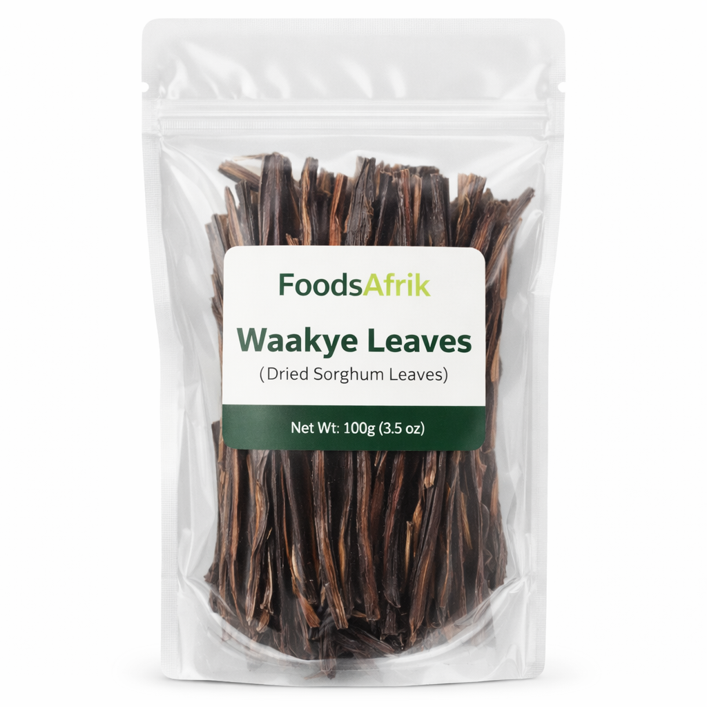 FoodsAfrik Waakye Leaves (Dried Sorghum Leaves) (100g / 3.5 oz)